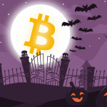 Призрачный-криптовалютный-эффект Хэллоуина