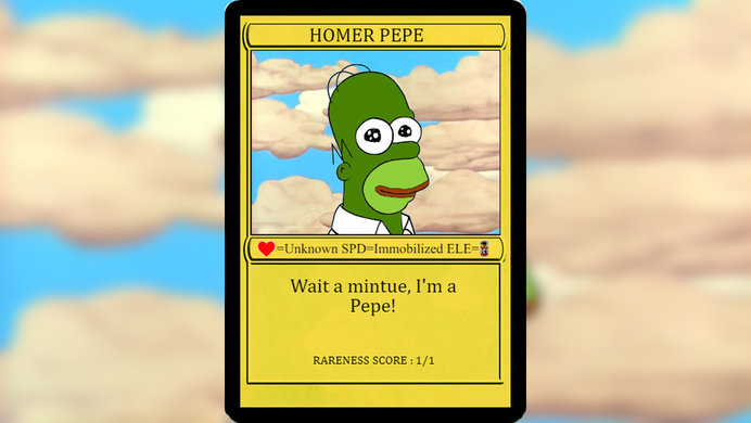 NFT-collecions-Homer-Pepe