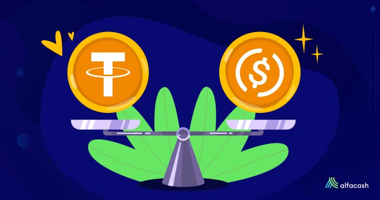 Diferenças de stablecoins mais populares