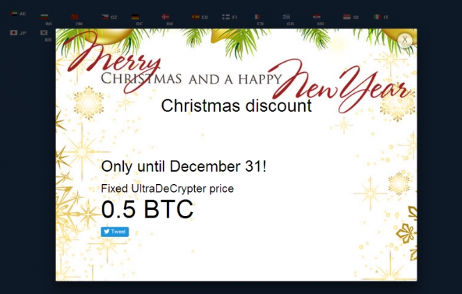 Christmas-discount-ransomware-Bitcoin